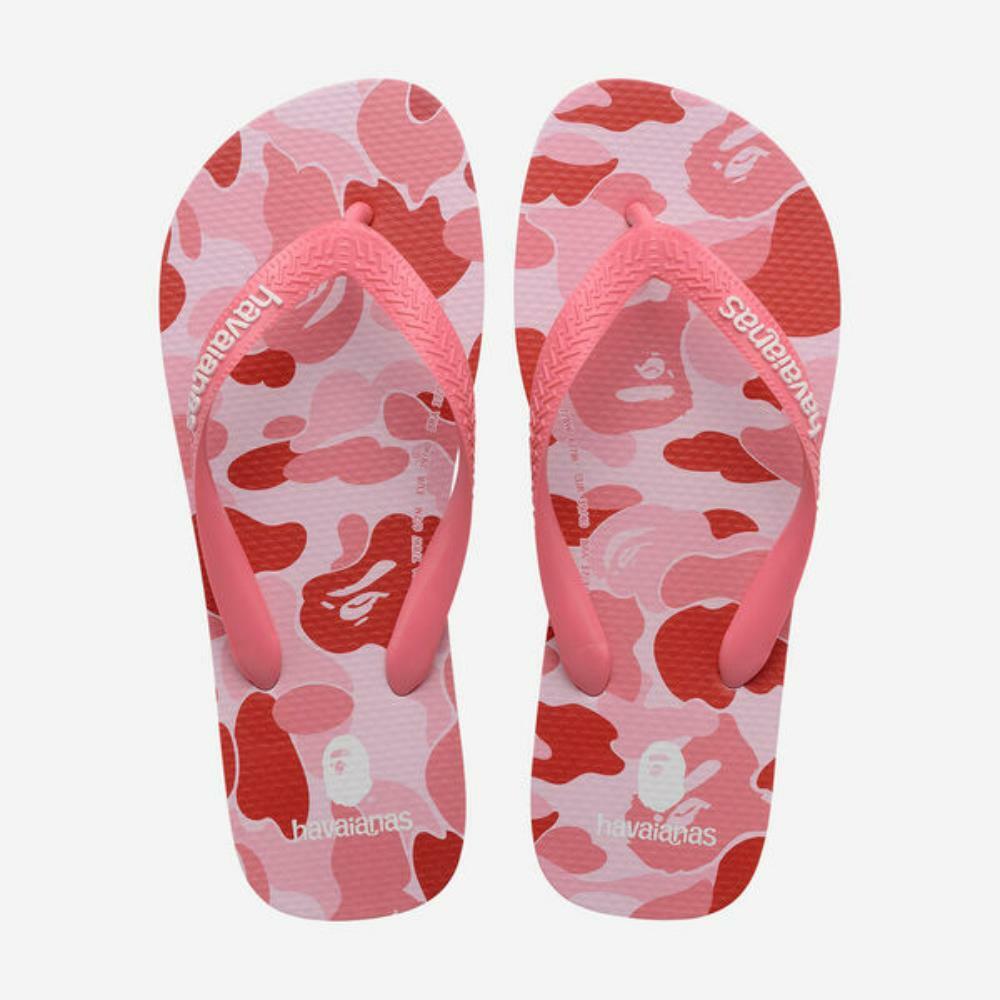 A Bathing Ape x Havaianas Pink Camo