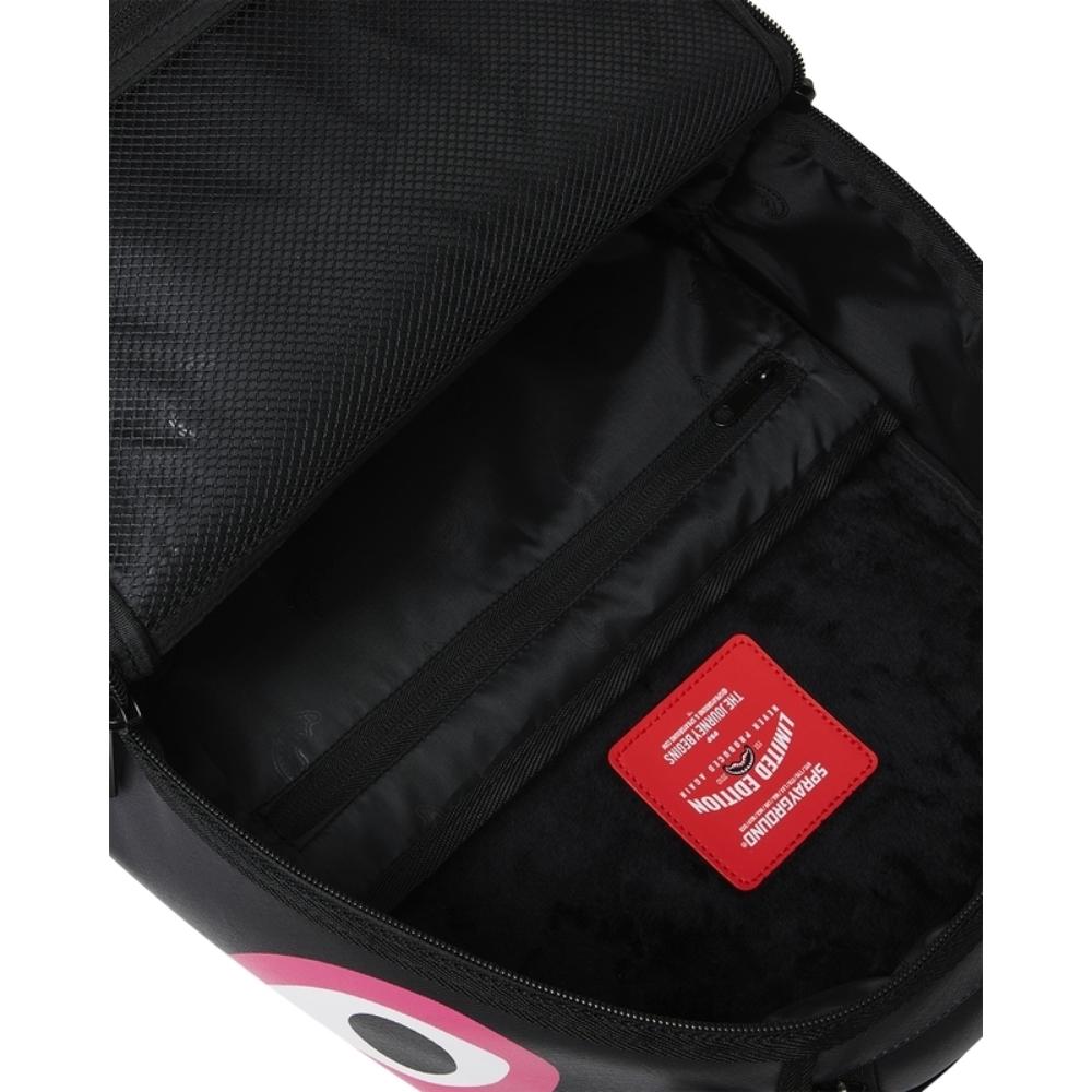 Mochila Sprayground Shark Central Pink DLXSV Backpack — Black/Pink