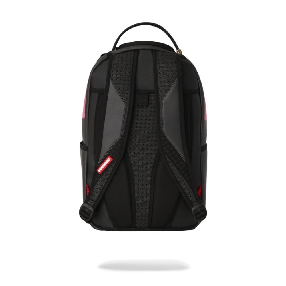 Mochila Sprayground Shark Central Pink DLXSV Backpack — Black/Pink