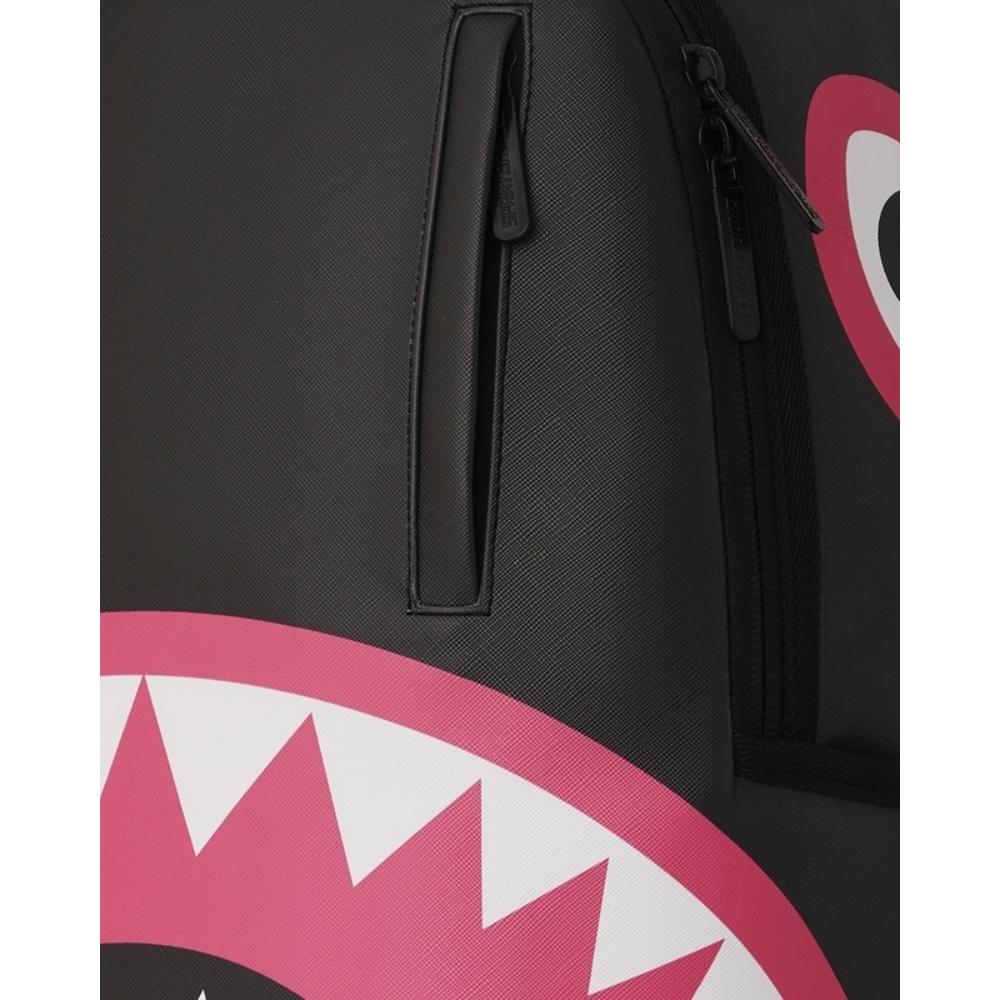 Mochila Sprayground Shark Central Pink DLXSV Backpack — Black/Pink