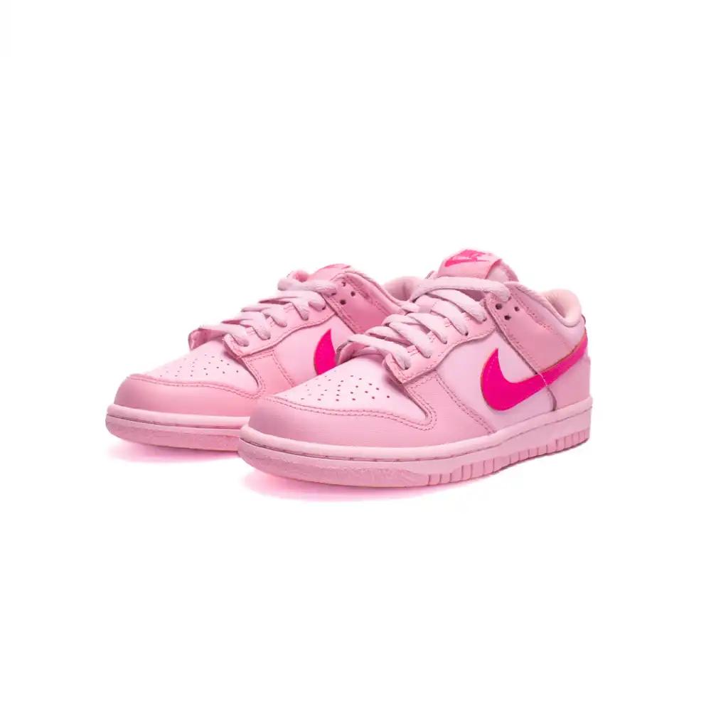 Tênis Nike Dunk Low GS Triple Pink (Barbie)