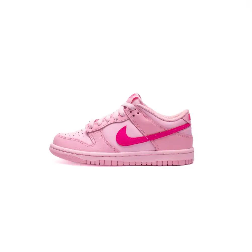 Tênis Nike Dunk Low GS Triple Pink (Barbie)