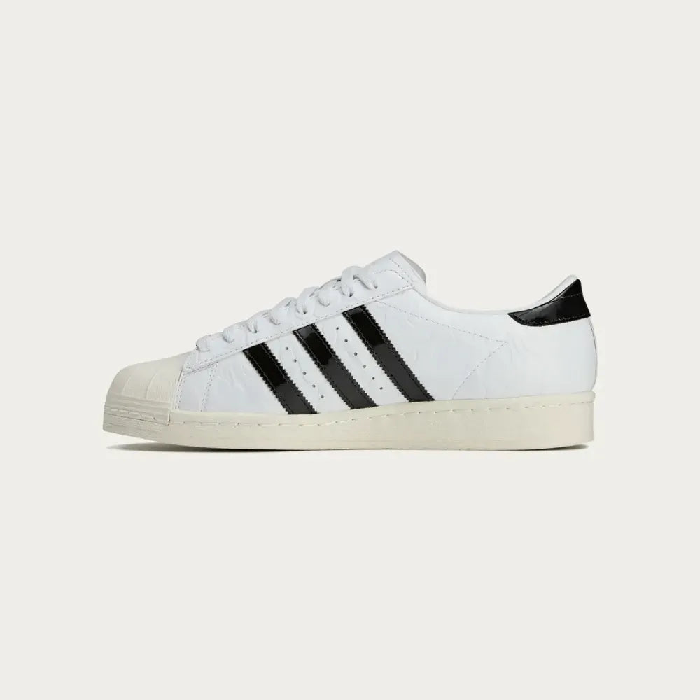Tênis Adidas Superstar Vintage x Bape White Black