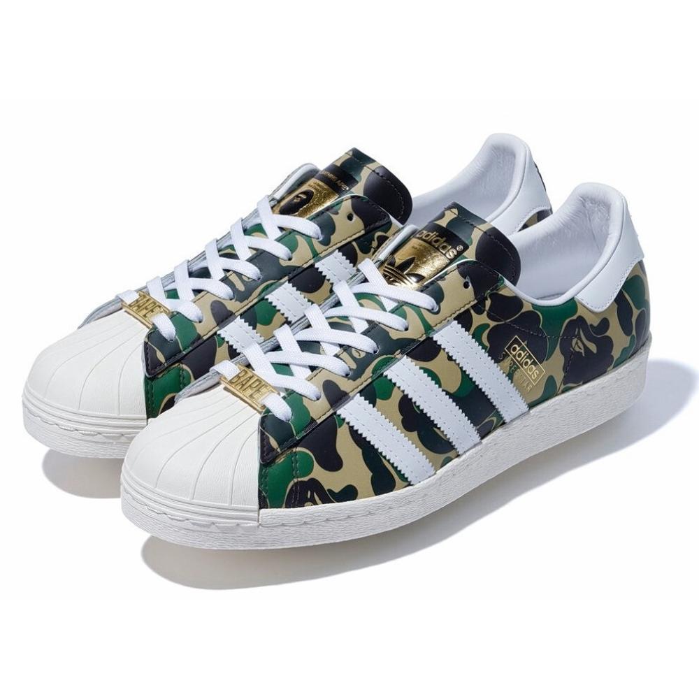 Tênis Adidas Superstar x Bape ABC Camo Green