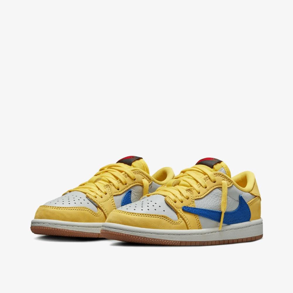 Tênis Air Jordan 1 Retro Low OG SP x Travis Scott Canary
