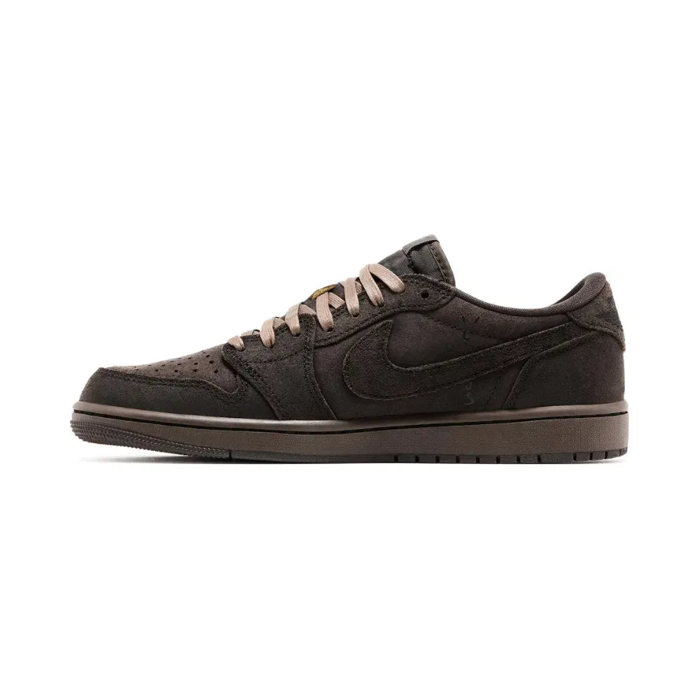 Tênis Air Jordan 1 Retro Low OG SP x Travis Scott Velvet Brown