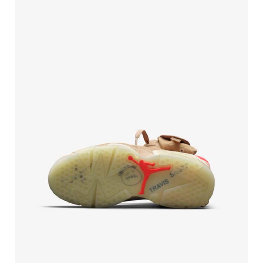 Tênis Air Jordan 6 Retro x Travis Scott British Khaki