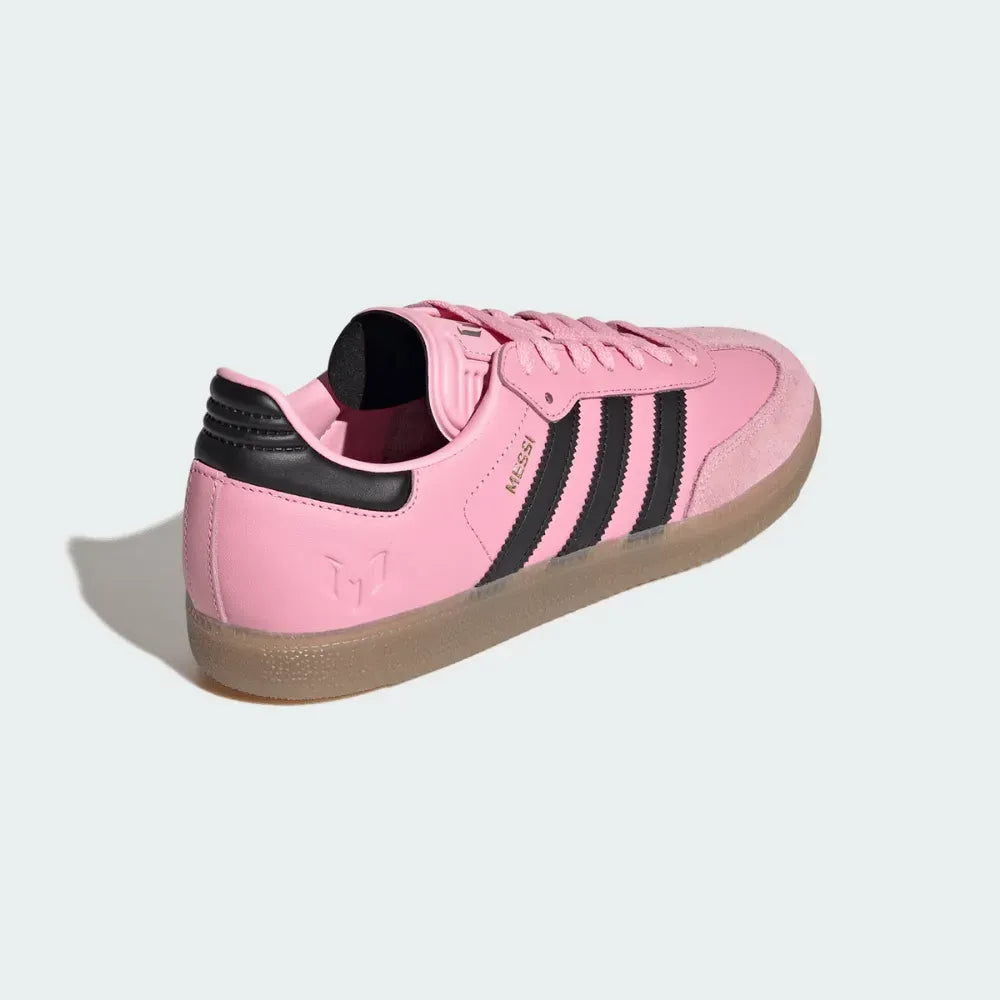 Tênis Messi x adidas Samba Light Pink Core Black Gum