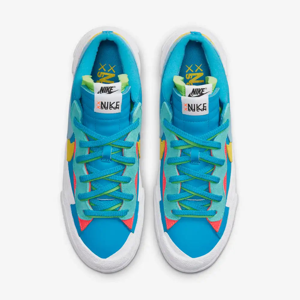 Tênis Nike Blazer Low Sacai x KAWS Neptune Blue