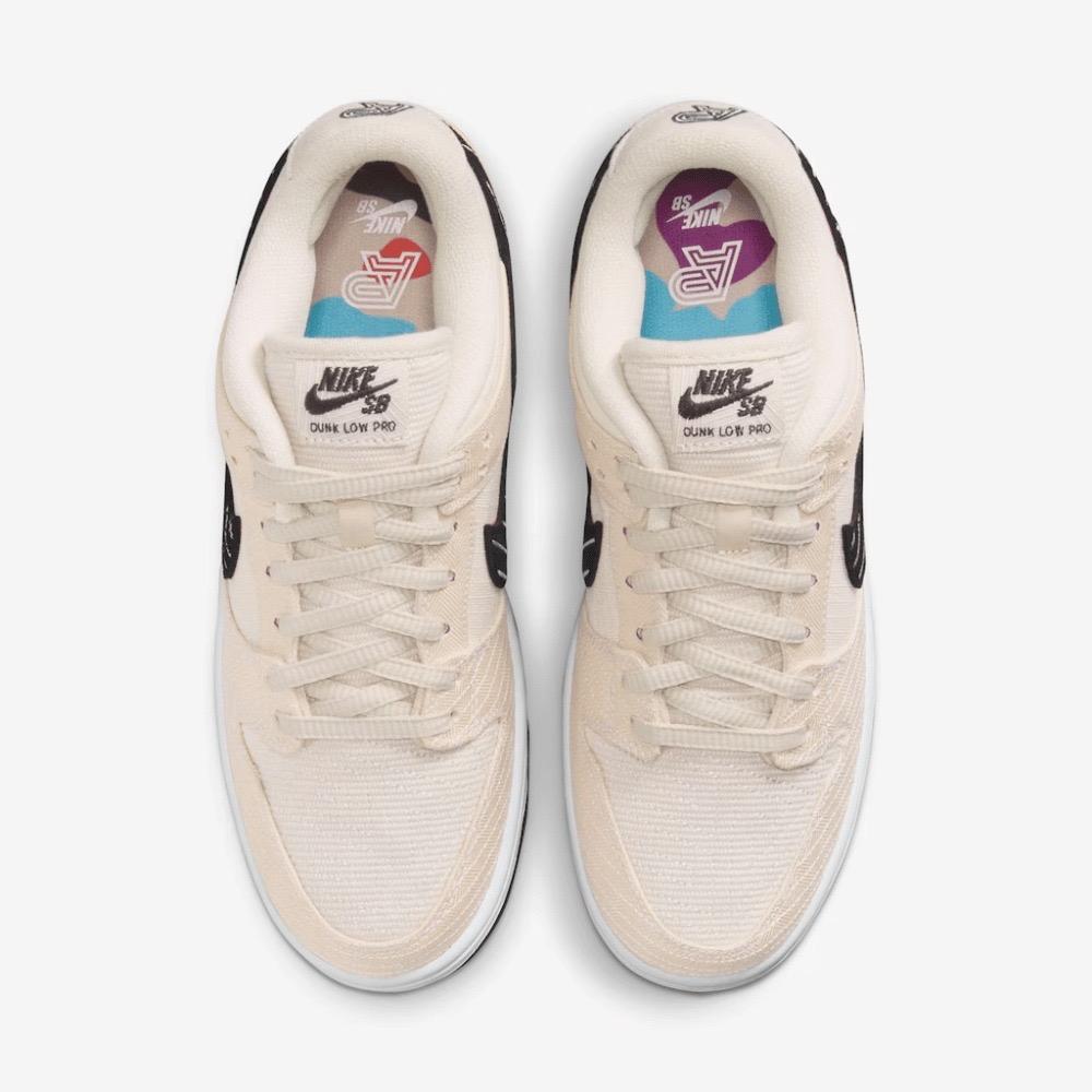 Tênis Nike SB Dunk Low x Albino & Preto Pearl White Bjj