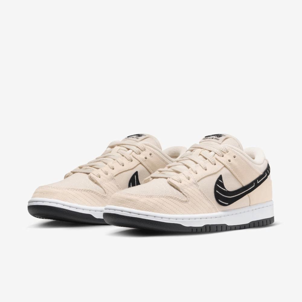 Tênis Nike SB Dunk Low x Albino & Preto Pearl White Bjj