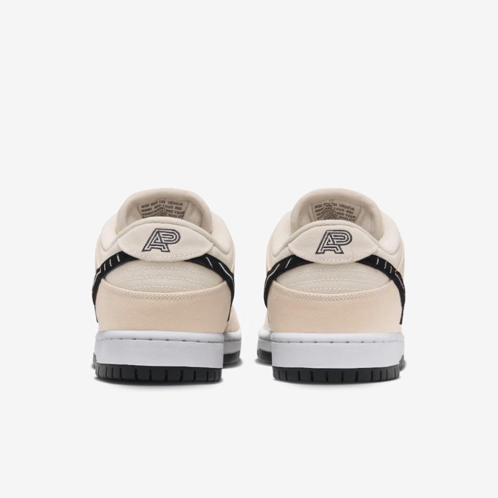 Tênis Nike SB Dunk Low x Albino & Preto Pearl White Bjj
