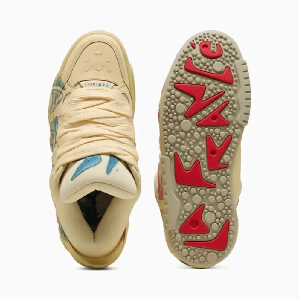 Tênis Puma LaFrancé Airbrush Creamy Vanilla Desert Dust x Lamelo Ball