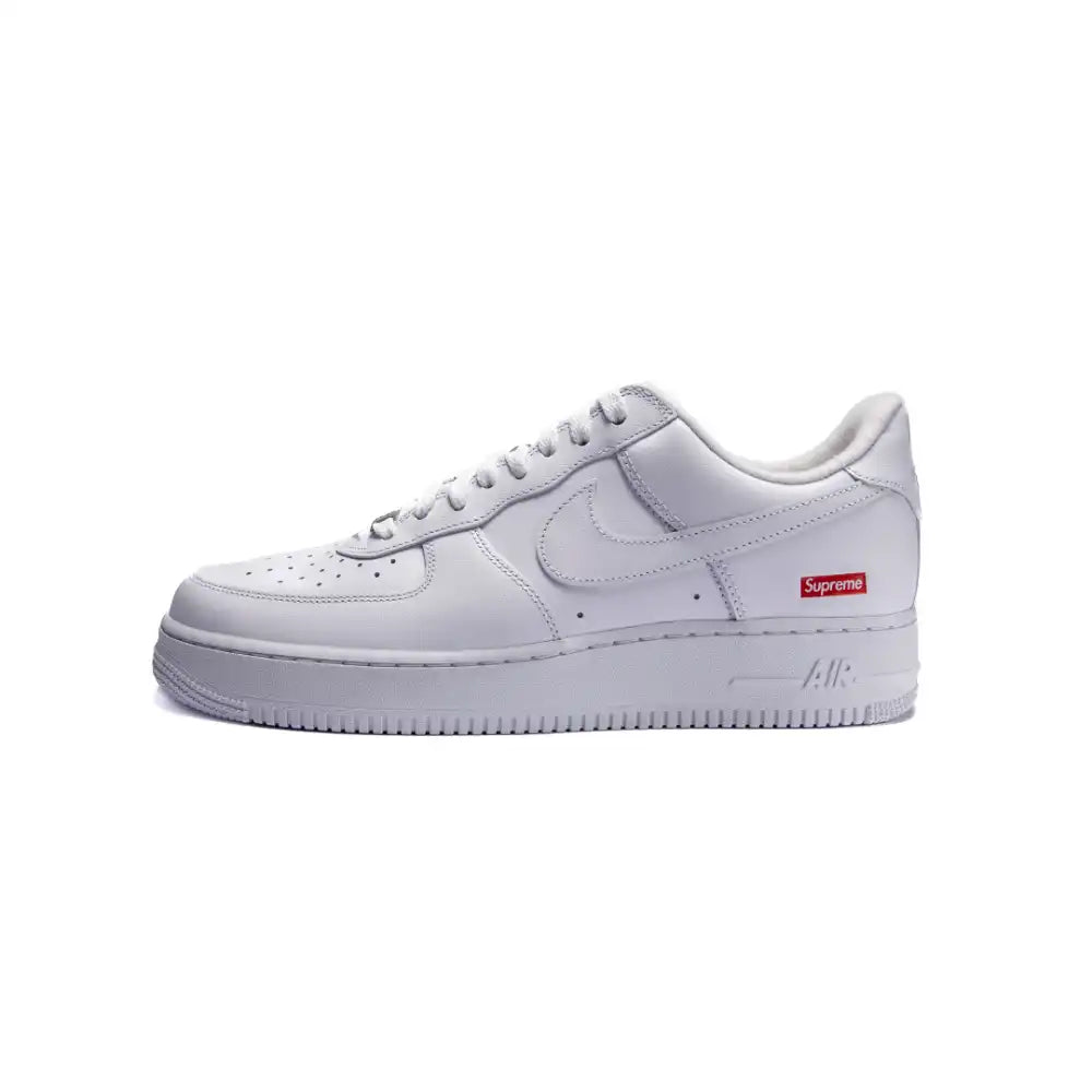 Tênis Supreme x Nike Air Force 1 Low Box Logo White