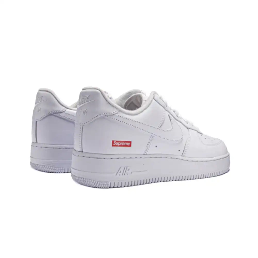 Tênis Supreme x Nike Air Force 1 Low Box Logo White