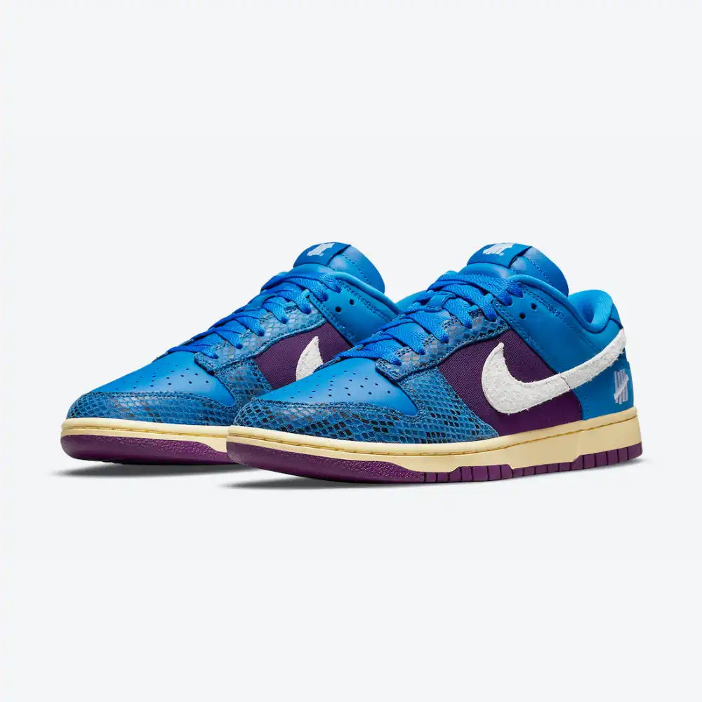 Tênis Nike Dunk Low Undefeated 5 On It Dunk vs. AF1