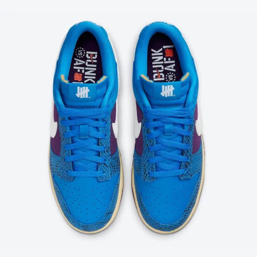 Tênis Nike Dunk Low Undefeated 5 On It Dunk vs. AF1