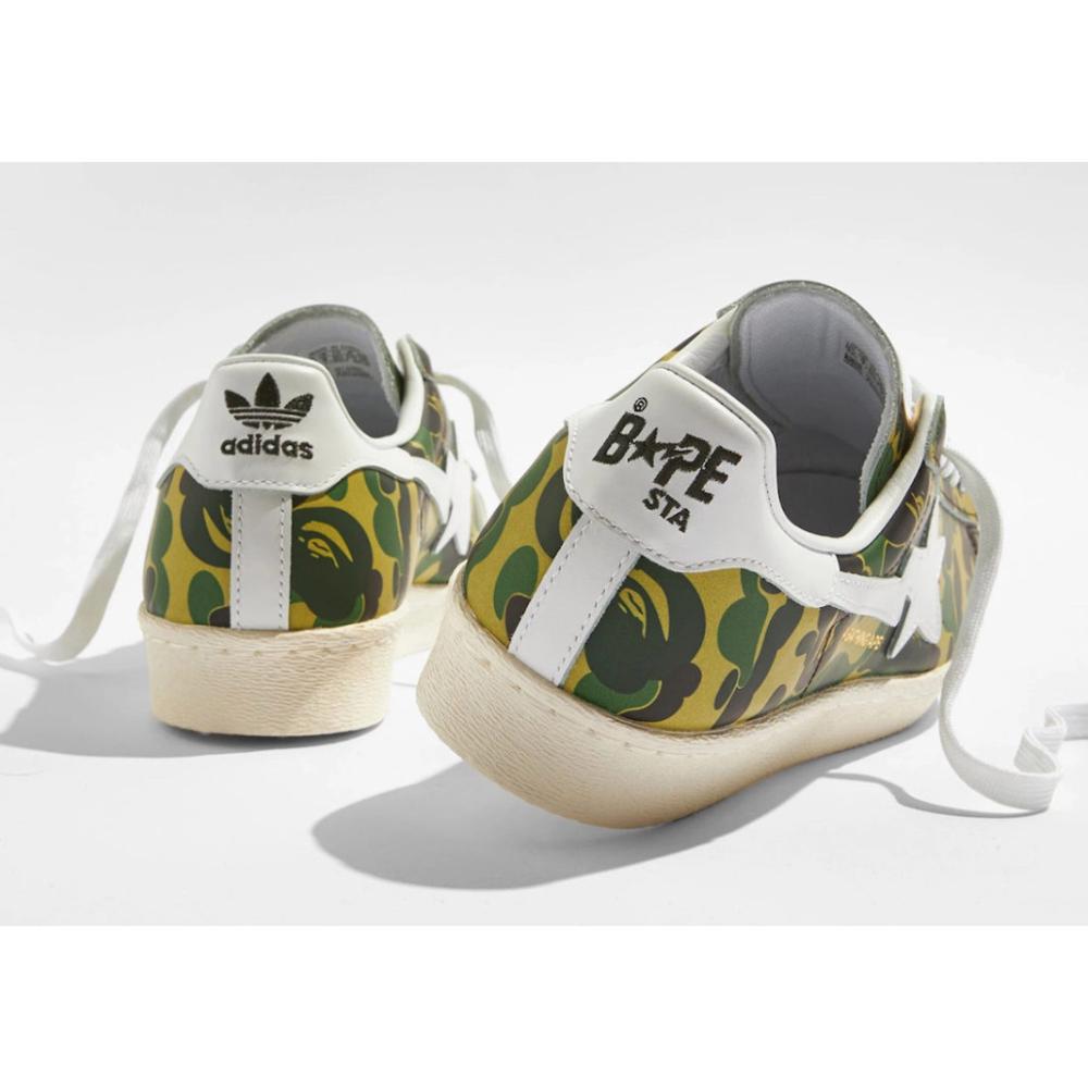 Tênis Adidas Superstar x Bape ABC Camo Green
