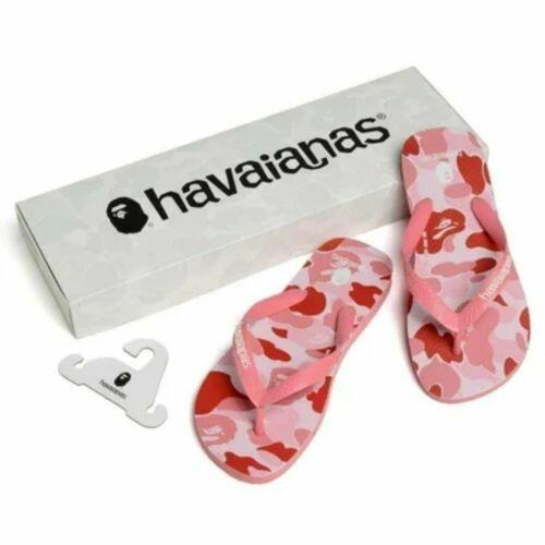 A Bathing Ape x Havaianas Pink Camo