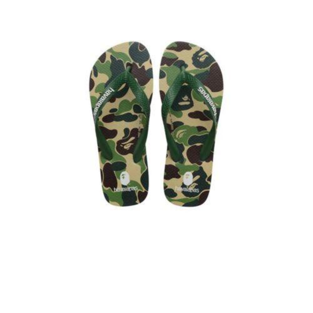 A Bathing Ape x Havaianas Green Camo