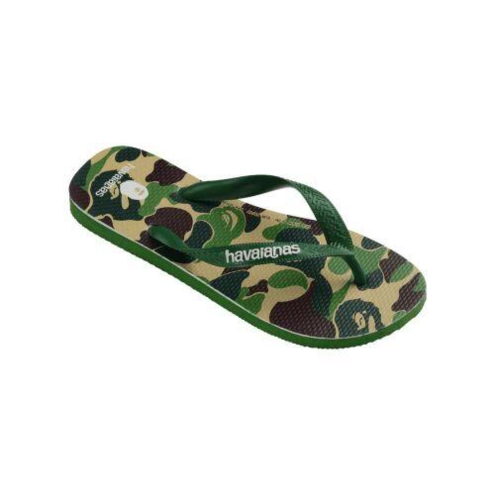 A Bathing Ape x Havaianas Green Camo