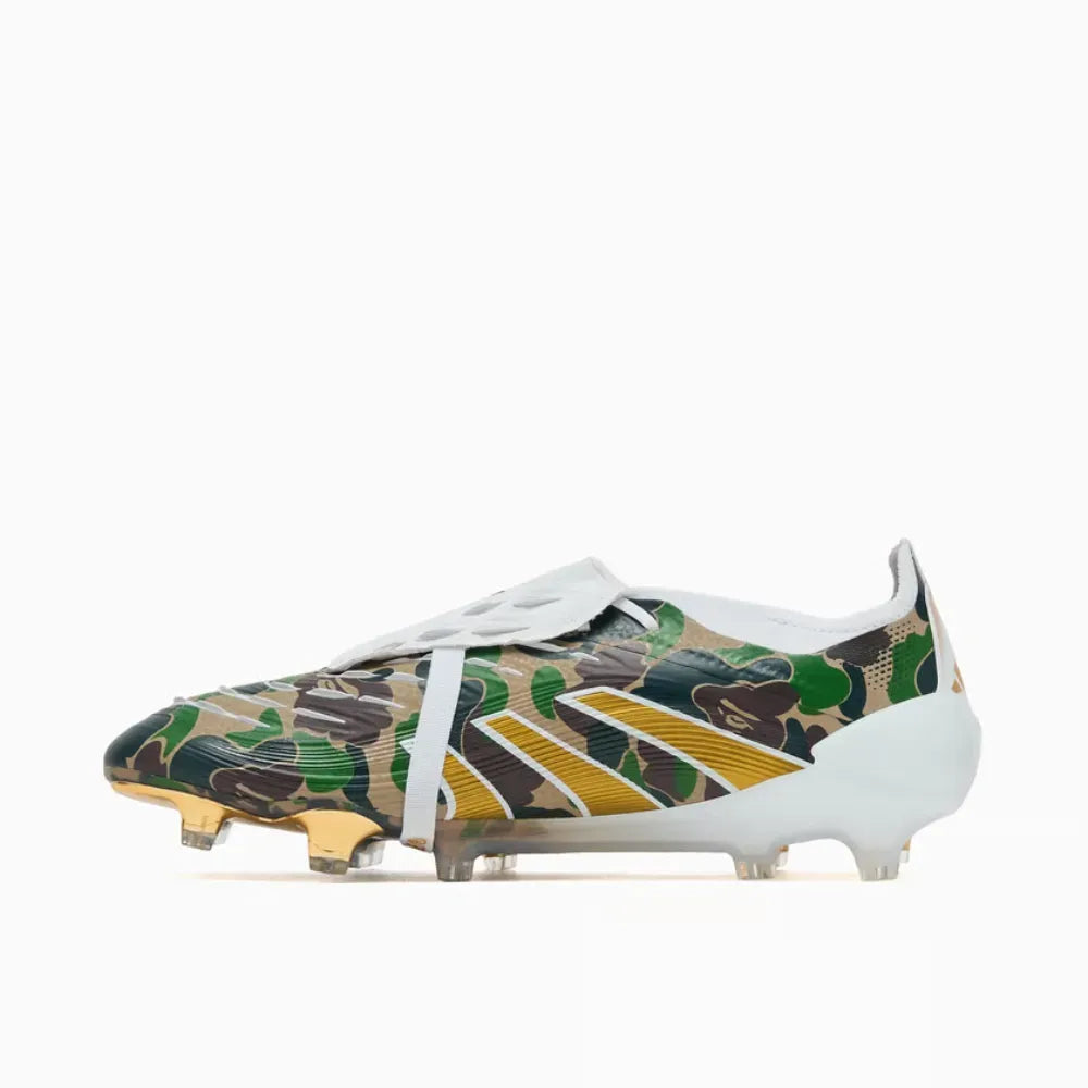 BAPE x Adidas Predator Elite Hemp Gold Metallic Cloud White 2025