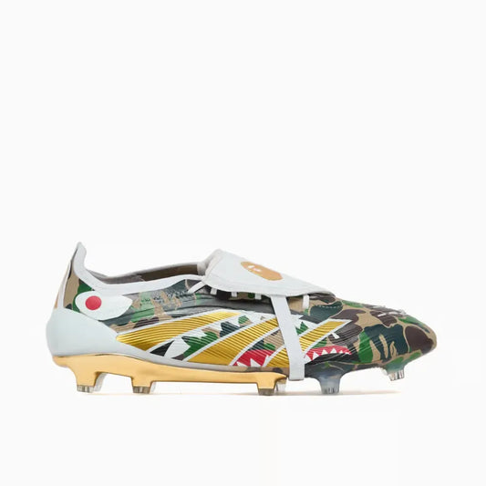 BAPE x Adidas Predator Elite Hemp Gold Metallic Cloud White 2025