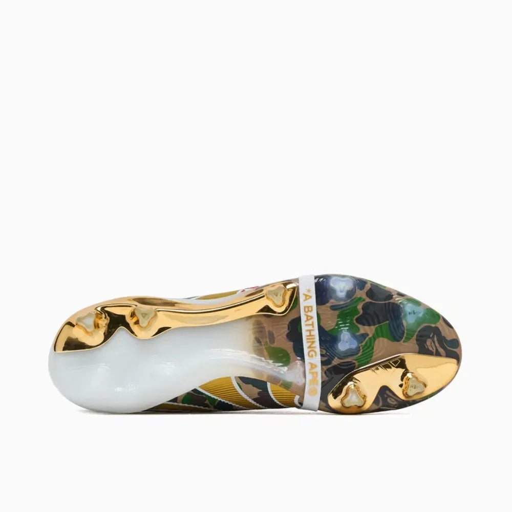BAPE x Adidas Predator Elite Hemp Gold Metallic Cloud White 2025