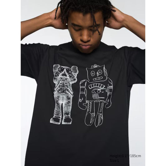 Camiseta KAWS x Uniqlo Warhol UT Graphic 476351 Preta