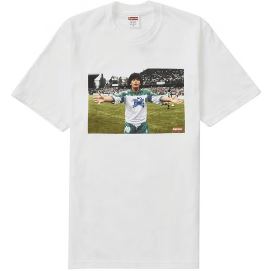 Camiseta Supreme Maradona White