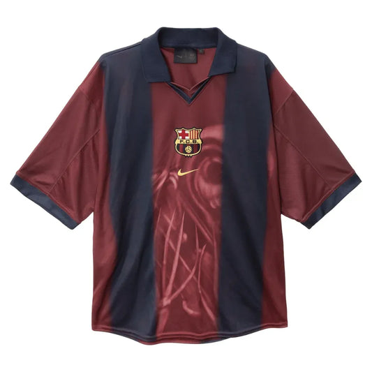 Camiseta Travis Scott x Nike x FC Barcelona Retro 2000/01 Home Skeleton Jersey