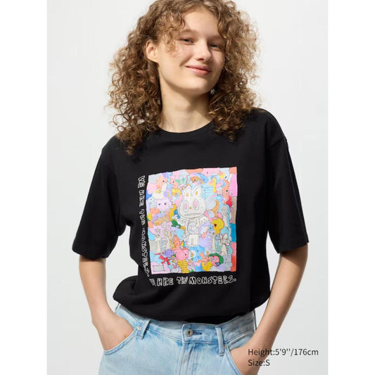 Camiseta Uniqlo x POP MART THE MONSTERS Women's UT Graphic