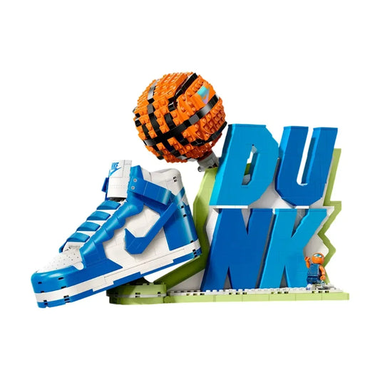 LEGO × Nike — Dunk Set “Sneaker-Building Kit” com Minifigure Exclusiva #43008
