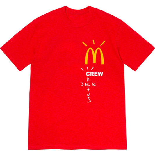 Camiseta Travis Scott x McDonald's Crew vermelha