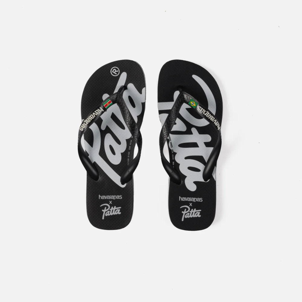Chinelo Patta x Havaianas Black