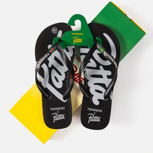 Chinelo Patta x Havaianas Black