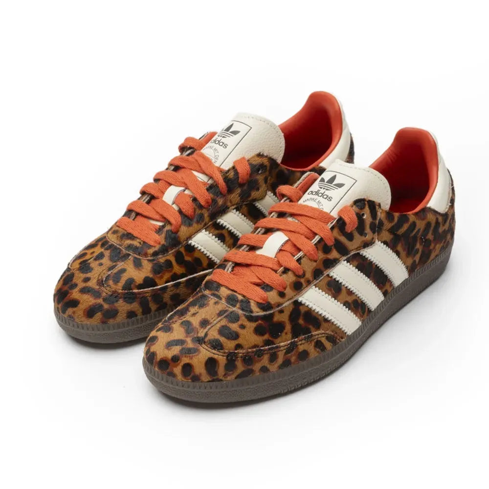 Tênis Adidas Samba OG Preloved Red Leopard