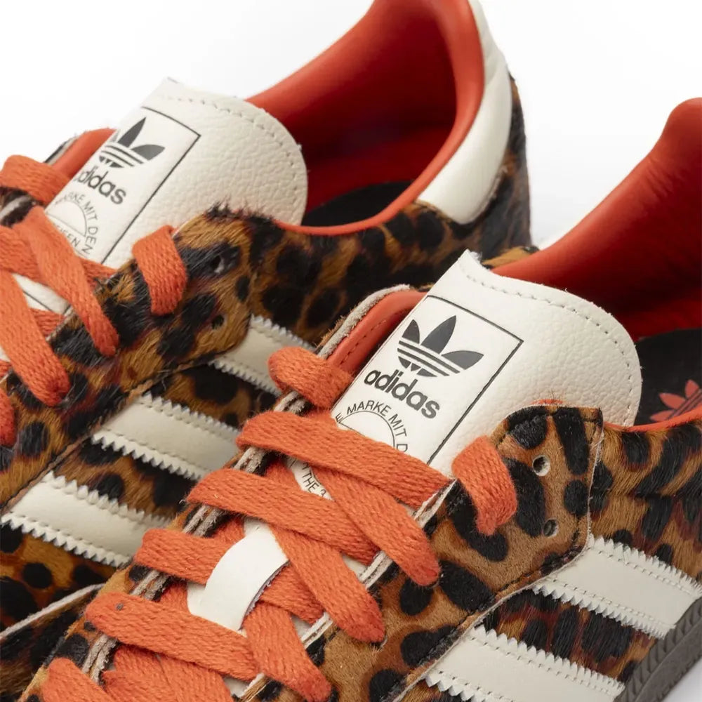 Tênis Adidas Samba OG Preloved Red Leopard