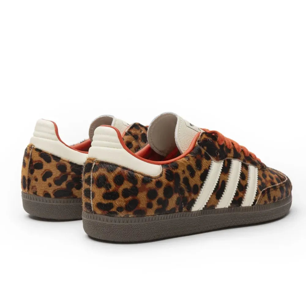 Tênis Adidas Samba OG Preloved Red Leopard