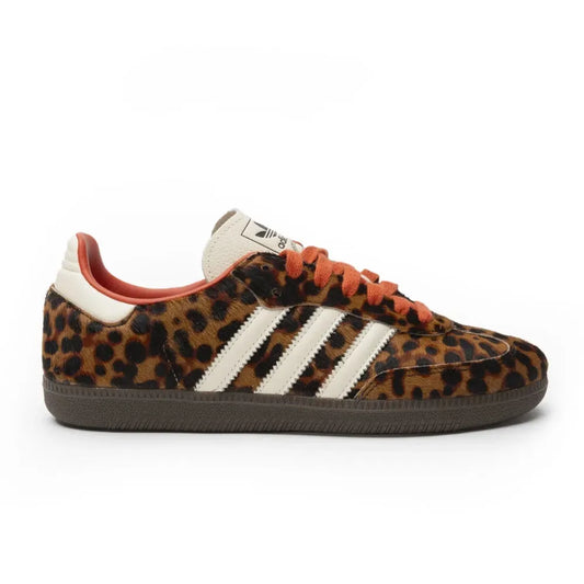 Tênis Adidas Samba OG Preloved Red Leopard