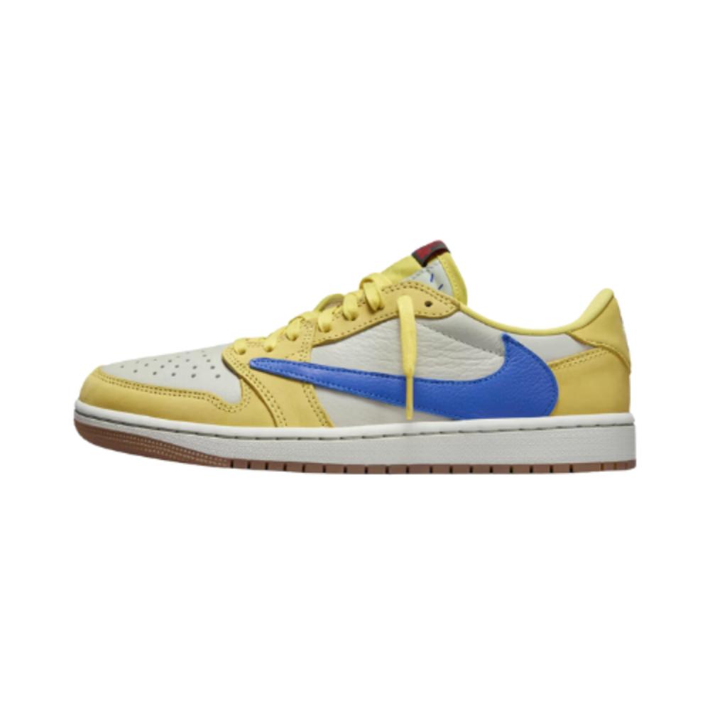 Tênis Air Jordan 1 Retro Low OG SP x Travis Scott Canary