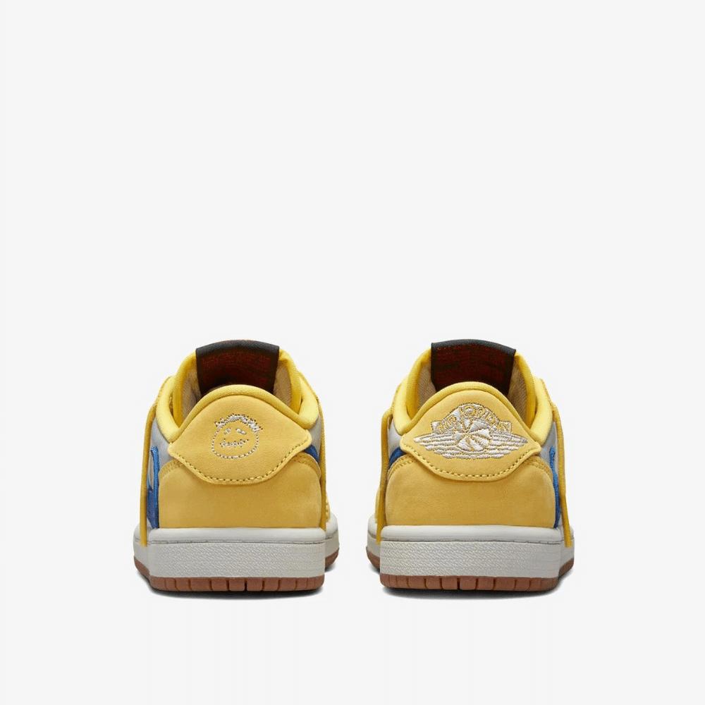 Tênis Air Jordan 1 Retro Low OG SP x Travis Scott Canary