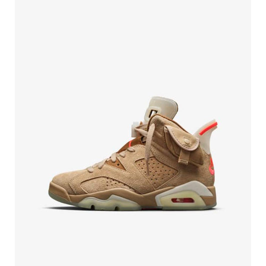 Tênis Air Jordan 6 Retro x Travis Scott British Khaki