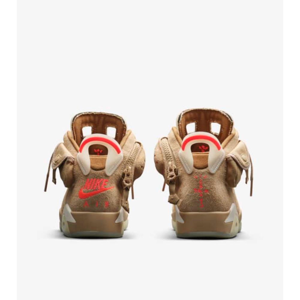 Tênis Air Jordan 6 Retro x Travis Scott British Khaki