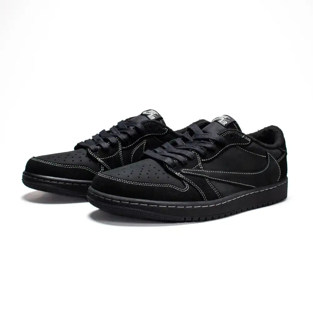 Tênis Jordan 1 Retro Low OG SP x Travis Scott Black Phantom