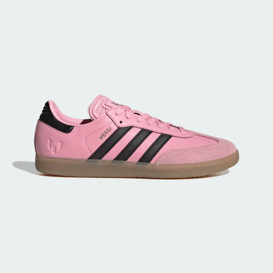 Tênis Messi x adidas Samba Light Pink Core Black Gum