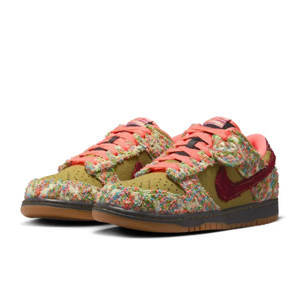 Tênis Nike Dunk Low Panda-Monium Green Curry Multi-Color