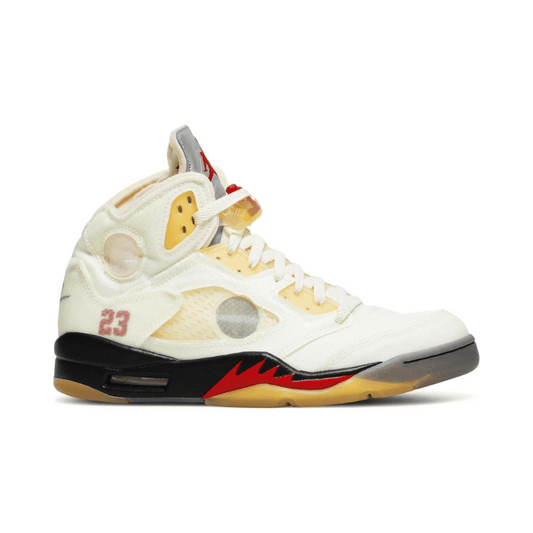 Tênis Air Jordan 5 Retro x Off-White Sail